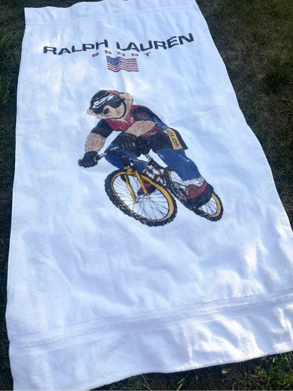 RARE Vintage Polo Sport by Ralph Lauren Beach Towel